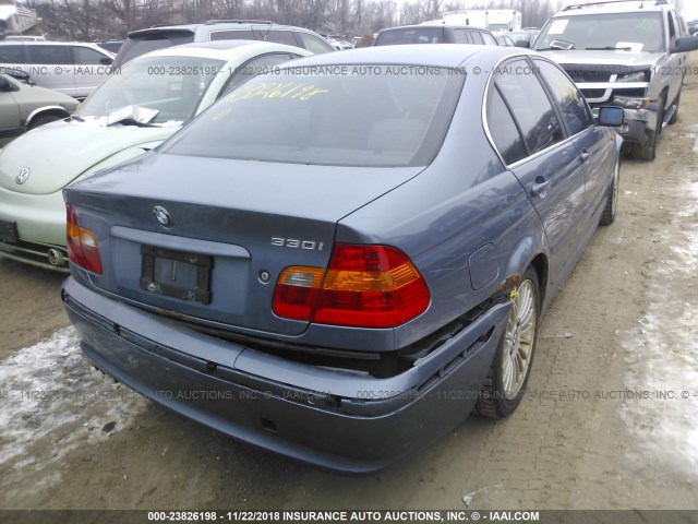 WBAEV53492KM15275 - 2002 BMW 330 I BLUE photo 4