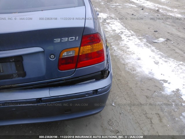 WBAEV53492KM15275 - 2002 BMW 330 I BLUE photo 6