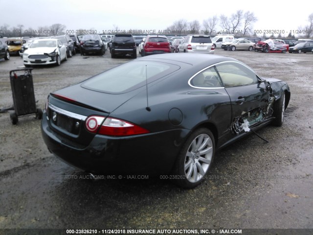 SAJDA43B575B06271 - 2007 JAGUAR XK GREEN photo 4