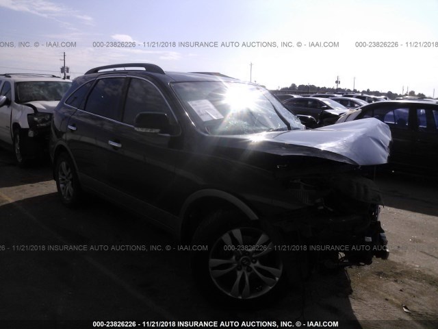 KM8NU4CC9CU194379 - 2012 HYUNDAI VERACRUZ GLS/LIMITED BLACK photo 1