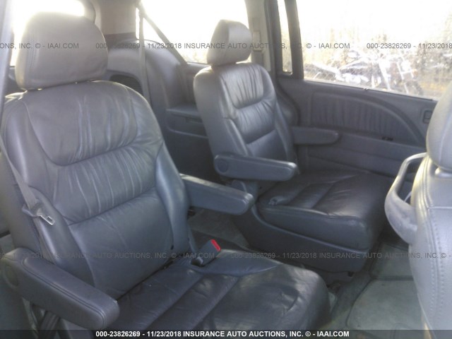 5FNRL38716B027302 - 2006 HONDA ODYSSEY EXL BLUE photo 8