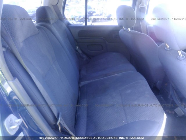 5N1ED28T92C540688 - 2002 NISSAN XTERRA XE/SE BLUE photo 8