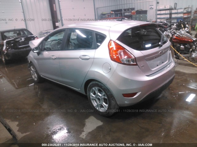 3FADP4EJ4FM205290 - 2015 FORD FIESTA SE SILVER photo 3