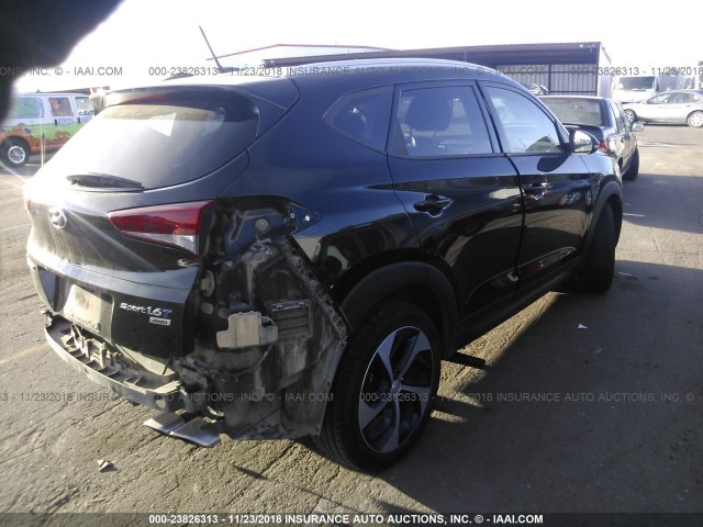 KM8J3CA2XGU041537 - 2016 HYUNDAI TUCSON LIMITED/SPORT AND ECO/SE BLACK photo 4