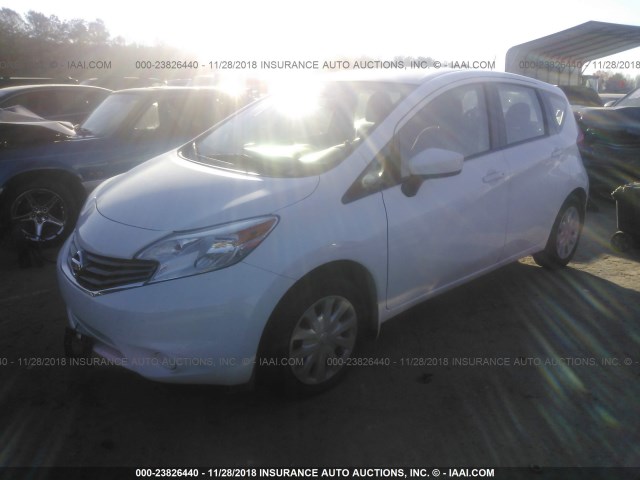 3N1CE2CP1GL375835 - 2016 NISSAN VERSA NOTE S/S PLUS/SV/SL/SR WHITE photo 2