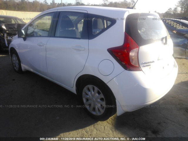 3N1CE2CP1GL375835 - 2016 NISSAN VERSA NOTE S/S PLUS/SV/SL/SR WHITE photo 3