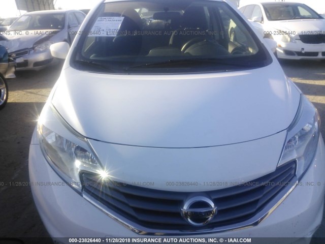 3N1CE2CP1GL375835 - 2016 NISSAN VERSA NOTE S/S PLUS/SV/SL/SR WHITE photo 6