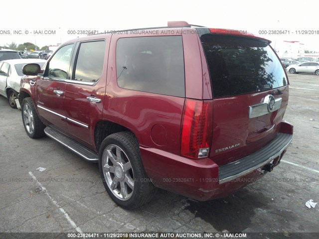 1GYFK63857R301114 - 2007 CADILLAC ESCALADE LUXURY RED photo 3