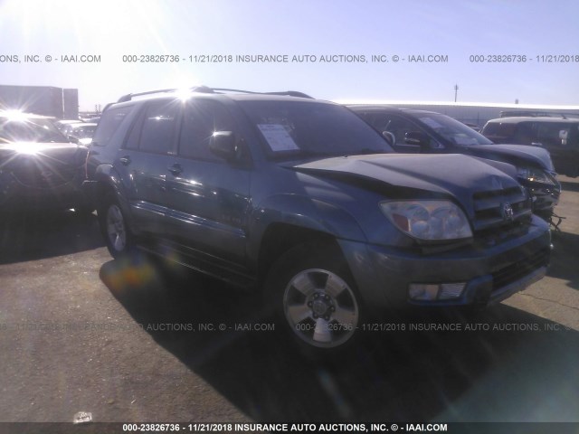 JTEBT14R240035994 - 2004 TOYOTA 4RUNNER SR5/SPORT BLUE photo 1