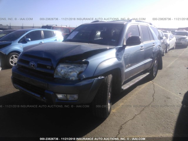 JTEBT14R240035994 - 2004 TOYOTA 4RUNNER SR5/SPORT BLUE photo 2