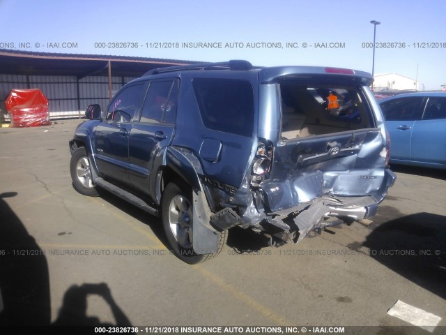 JTEBT14R240035994 - 2004 TOYOTA 4RUNNER SR5/SPORT BLUE photo 3