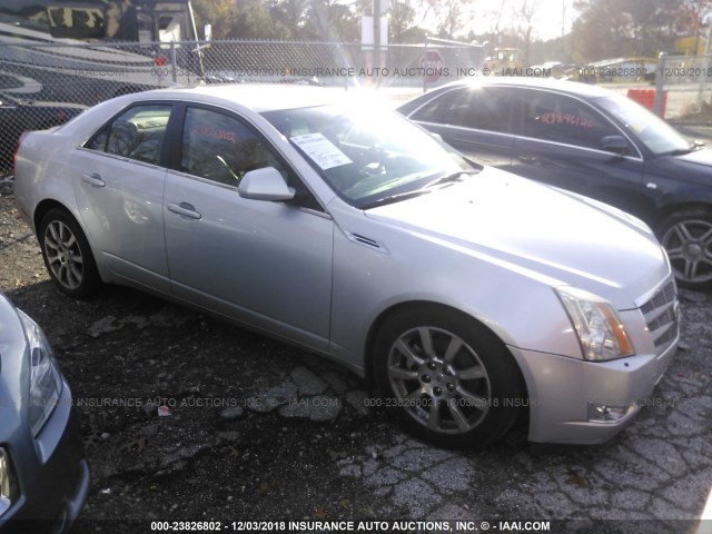 1G6DV57V590130129 - 2009 CADILLAC CTS HI FEATURE V6 SILVER photo 1