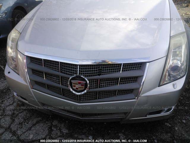 1G6DV57V590130129 - 2009 CADILLAC CTS HI FEATURE V6 SILVER photo 6