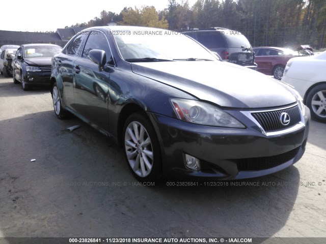 JTHCF5C23A5040744 - 2010 LEXUS IS 250 GRAY photo 1