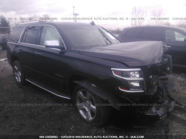 1GNSKCKC1FR603420 - 2015 CHEVROLET TAHOE K1500 LTZ BLACK photo 1