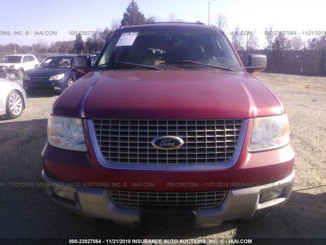 1FMPU18L53LA46428 - 2003 FORD EXPEDITION EDDIE BAUER RED photo 6