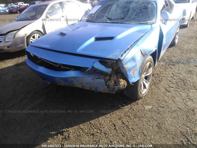 2C3CDZAG0JH311348 - 2018 DODGE CHALLENGER SXT BLUE photo 6