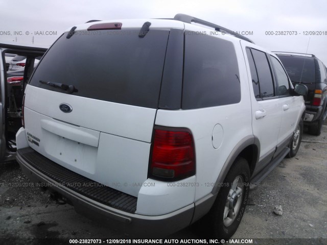 1FMZU64K92ZC98410 - 2002 FORD EXPLORER EDDIE BAUER WHITE photo 4