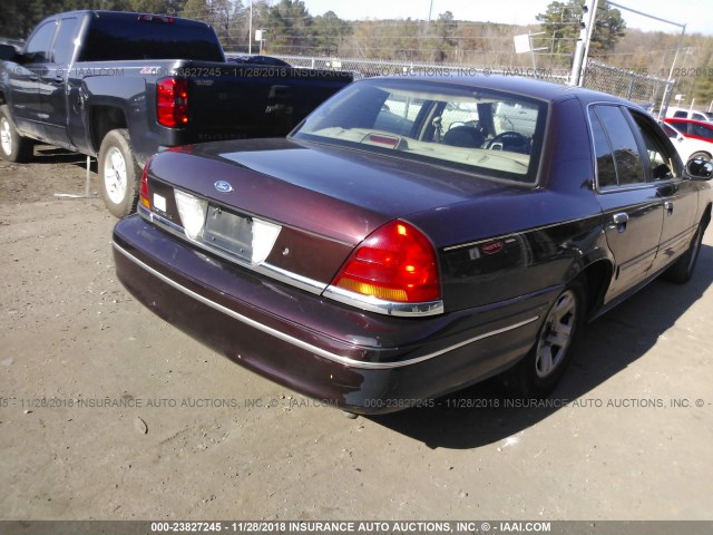 2FAFP74W61X145212 - 2001 FORD CROWN VICTORIA LX MAROON photo 4