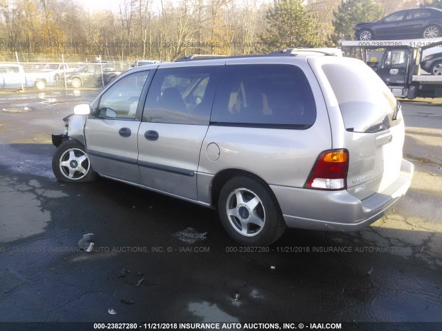 2FMZA51442BB53495 - 2002 FORD WINDSTAR LX BROWN photo 3