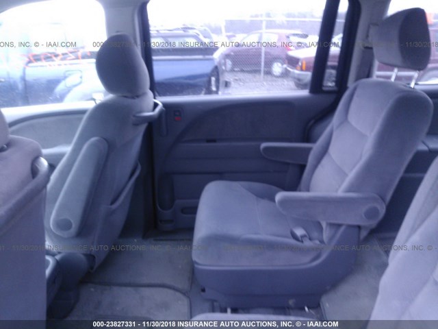 5FNRL38215B013807 - 2005 HONDA ODYSSEY LX SILVER photo 8