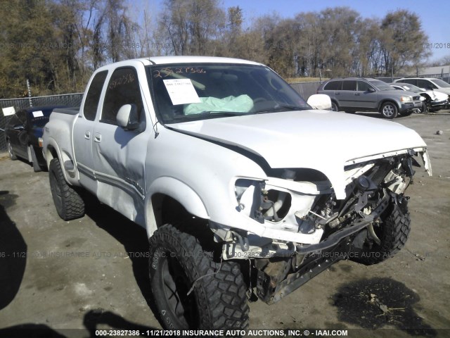 5TBBT48183S360017 - 2003 TOYOTA TUNDRA ACCESS CAB LIMITED WHITE photo 1