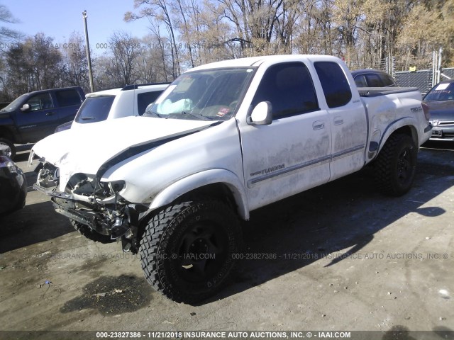 5TBBT48183S360017 - 2003 TOYOTA TUNDRA ACCESS CAB LIMITED WHITE photo 2