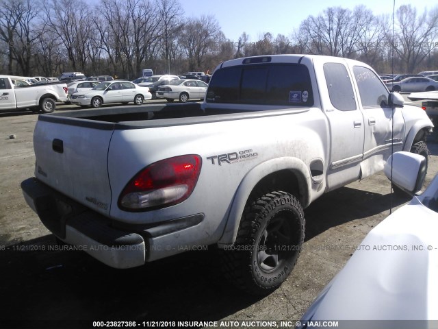 5TBBT48183S360017 - 2003 TOYOTA TUNDRA ACCESS CAB LIMITED WHITE photo 4