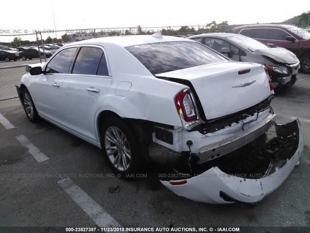 2C3CCAEG4GH294593 - 2016 CHRYSLER 300C WHITE photo 3