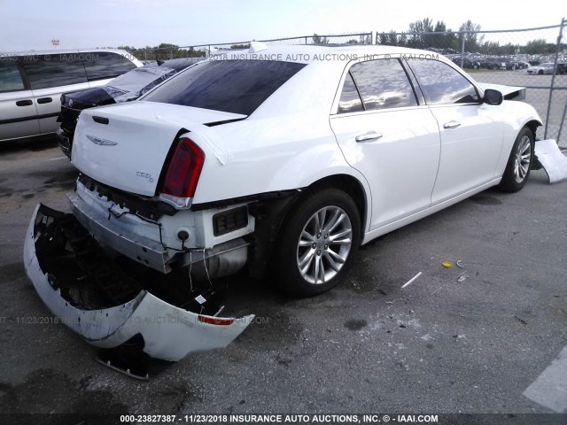 2C3CCAEG4GH294593 - 2016 CHRYSLER 300C WHITE photo 4