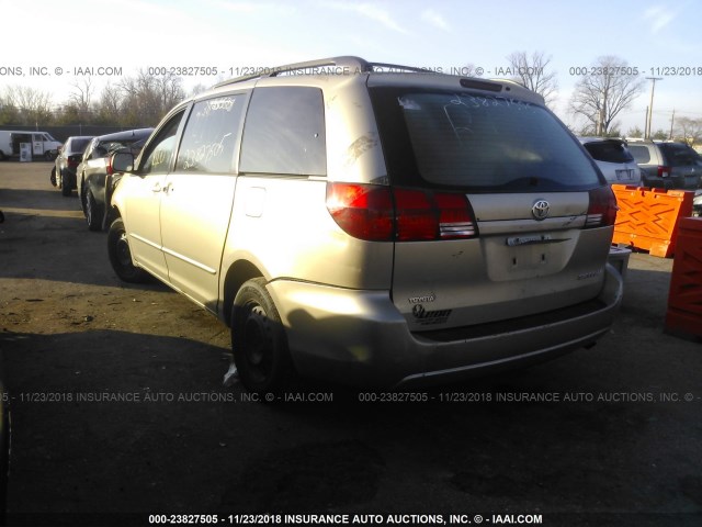 5TDZA23C84S132870 - 2004 TOYOTA SIENNA CE/LE BEIGE photo 3