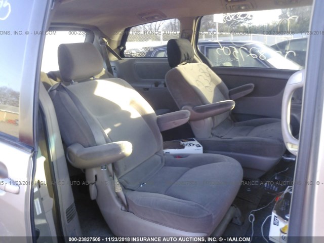 5TDZA23C84S132870 - 2004 TOYOTA SIENNA CE/LE BEIGE photo 8