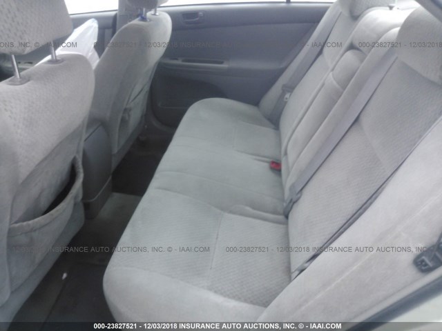 4T1BE32K84U791916 - 2004 TOYOTA CAMRY LE/XLE/SE SILVER photo 8