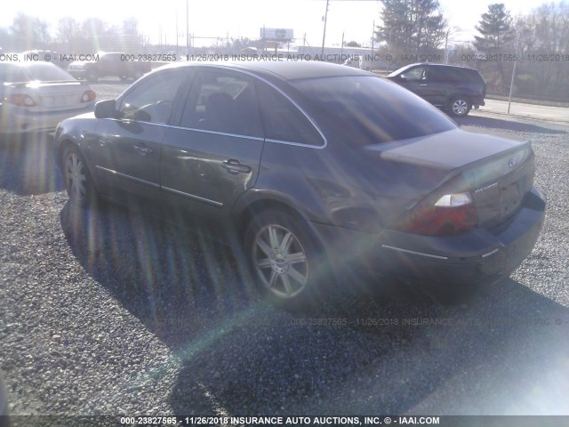 1FAFP25126G140852 - 2006 FORD FIVE HUNDRED LIMITED GRAY photo 3