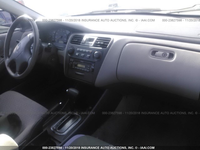 1HGCG16482A065847 - 2002 HONDA ACCORD LX შავი ფოტო 5