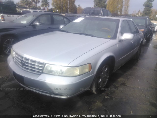 1G6KY54921U193577 - 2001 CADILLAC SEVILLE STS GRAY photo 2