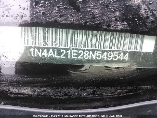 1N4AL21E28N549544 - 2008 NISSAN ALTIMA 2.5/2.5S GRAY photo 9