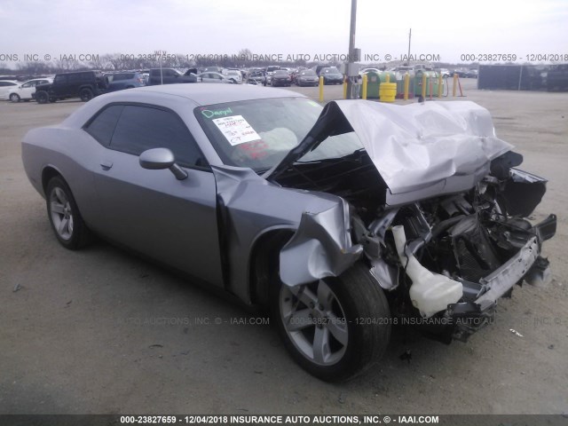 2C3CDYAG1DH695624 - 2013 DODGE CHALLENGER SXT GRAY photo 1