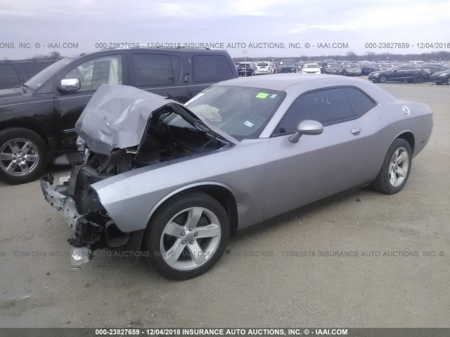 2C3CDYAG1DH695624 - 2013 DODGE CHALLENGER SXT GRAY photo 2