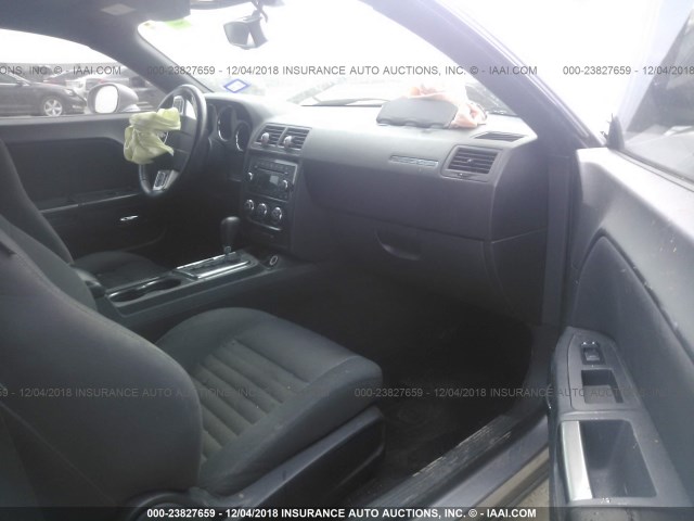 2C3CDYAG1DH695624 - 2013 DODGE CHALLENGER SXT GRAY photo 5