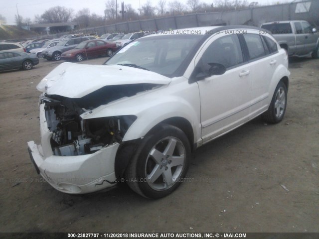 1B3HE78K48D635523 - 2008 DODGE CALIBER R/T WHITE photo 2