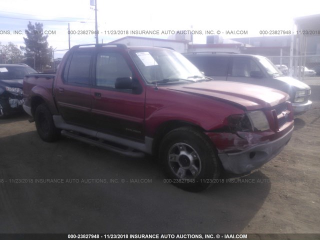 1FMZU67E72UD42942 - 2002 FORD EXPLORER SPORT TR  RED photo 1