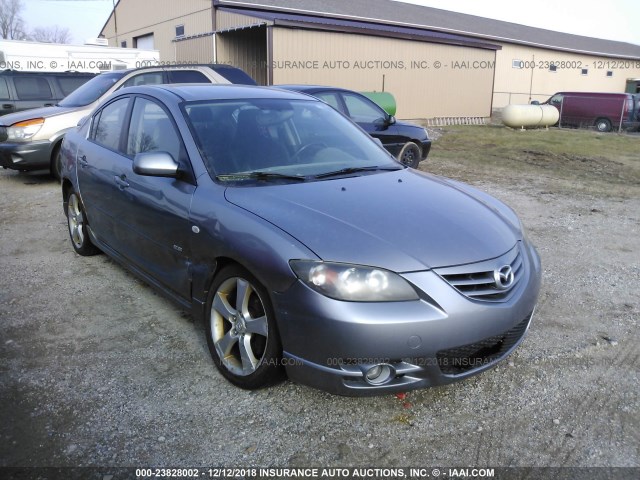 JM1BK323551277238 - 2005 MAZDA 3 S SILVER photo 1