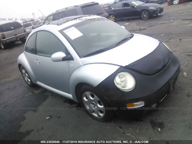 3VWCP21C42M420533 - 2002 VOLKSWAGEN NEW BEETLE GLS TDI Gümüş foto 1