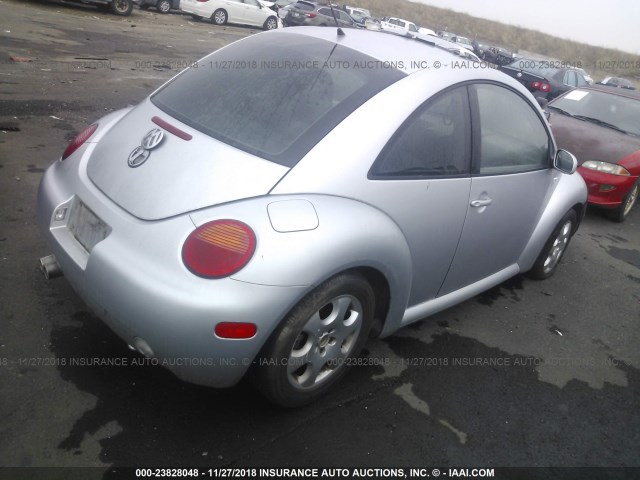 3VWCP21C42M420533 - 2002 VOLKSWAGEN NEW BEETLE GLS TDI Gümüş foto 4