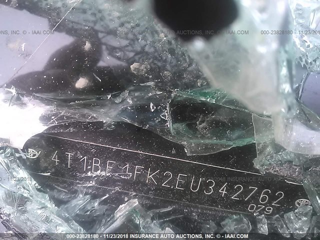 4T1BF1FK2EU342762 - 2014 TOYOTA CAMRY L/SE/LE/XLE 白色 照片 9