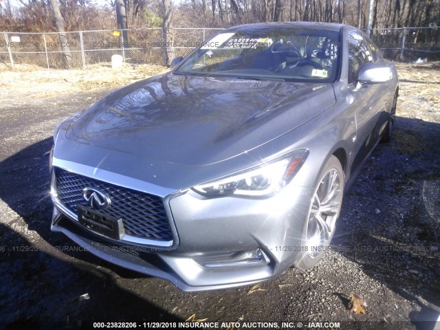 JN1EV7EK2JM341410 - 2018 INFINITI Q60 LUXE 300/SPORT 300 GRAY photo 6