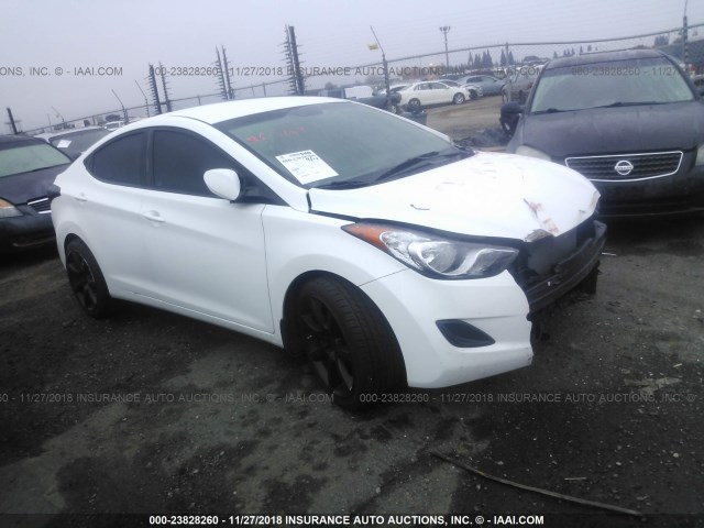 5NPDH4AEXDH428615 - 2013 HYUNDAI ELANTRA GLS/LIMITED WHITE photo 1