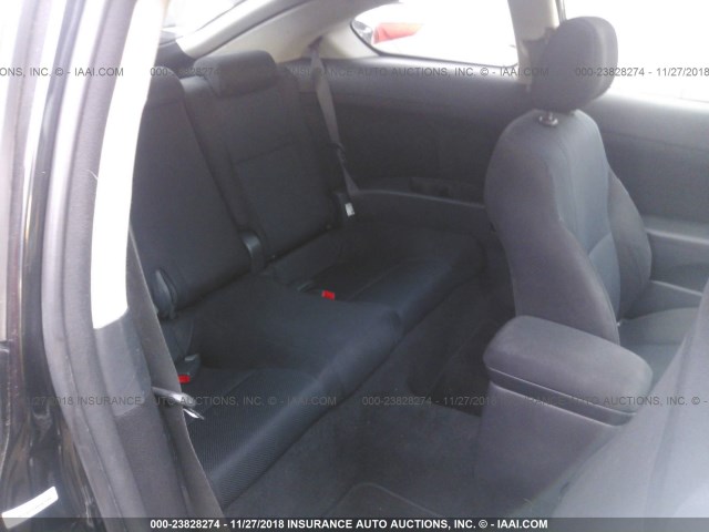 JTKDE3B72A0305556 - 2010 TOYOTA SCION TC BLACK photo 8