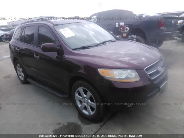 5NMSH13E28H177871 - 2008 HYUNDAI SANTA FE SE/LIMITED RED photo 1